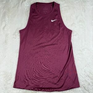 Nike Women's The Nike Tee Dri-Fit High Neck Sleeveless Athletic Tank Medium